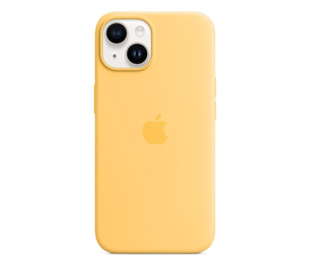 APPLE do iPhone 14 Plus Silicone Case with MagSafe - Sunglow - 1071002 - zdjęcie